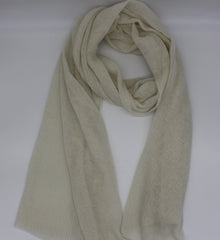 Handgestrickter Kaschmirschal – locker & luftig