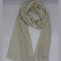 Handgestrickter Kaschmirschal – locker & luftig