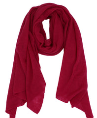 Handgestrickter Kaschmirschal – locker & luftig