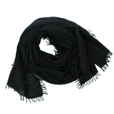 Kaschmir Schal fein mit kleinen Fransen