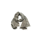 Leo Kaschmirschal – Espresso Leo Druck - Cashmere Blues