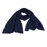 Großer Kaschmir Schal 2-fädig, schwarz