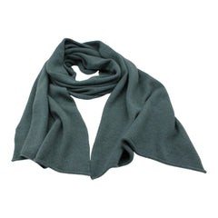 Großer Kaschmir Schal Grün Unisex – 100% Kaschmir, Handgemacht