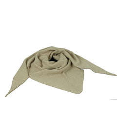 Kaschmir Dreieckstuch – handgemacht aus 100 % Kaschmir – zweifädig gestrickt – nachhaltig & luxuriös – 73 × 210 cm
