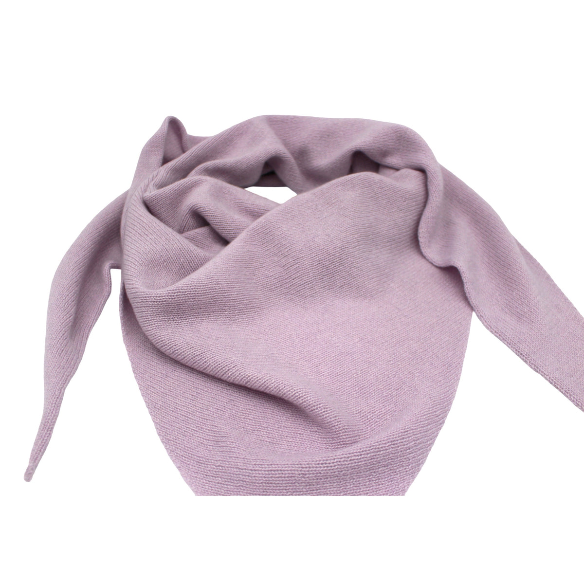 Kaschmir Dreieckstuch – handgemacht aus 100 % Kaschmir – zweifädig gestrickt – nachhaltig & luxuriös – 73 × 210 cm