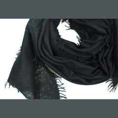 Kaschmir Schal fein mit kleinen Fransen