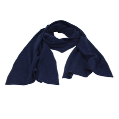 Großer Kaschmir Schal 2-fädig, schwarz